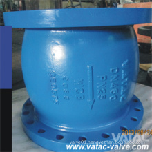 RF Flange Ends Cast Iron Axial Flow Check Valve